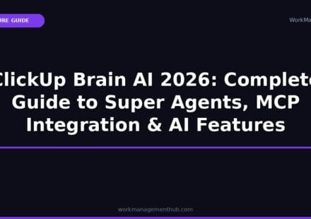 ClickUp Brain AI 2026 complete guide — WorkManagement Hub