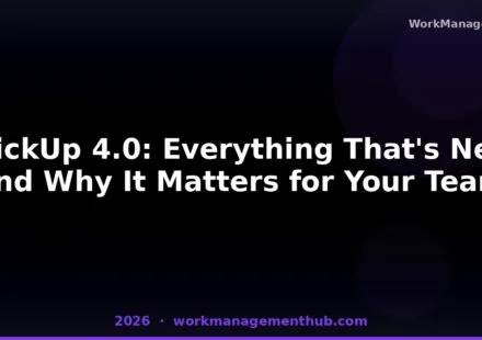 ClickUp 4.0: What’s New in 2026 — Every Feature Update Explained – featured graphic