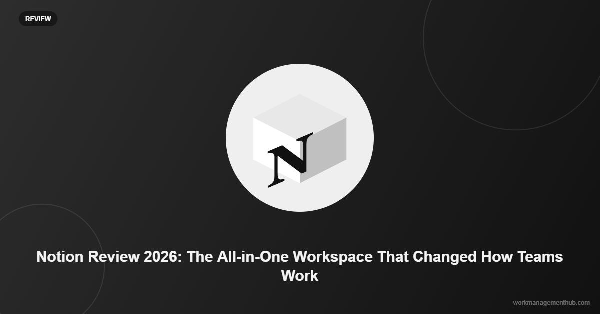 Notion Review 2026: The All-in-One Workspace That Changed How Teams Work