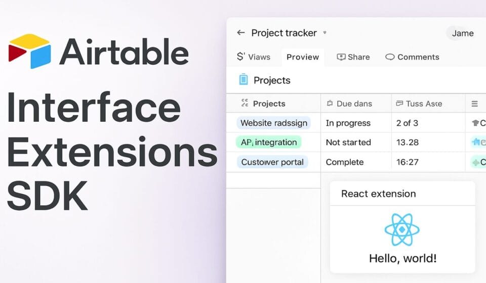 Airtable Interface Extensions SDK: A Complete Deep Dive for 2026