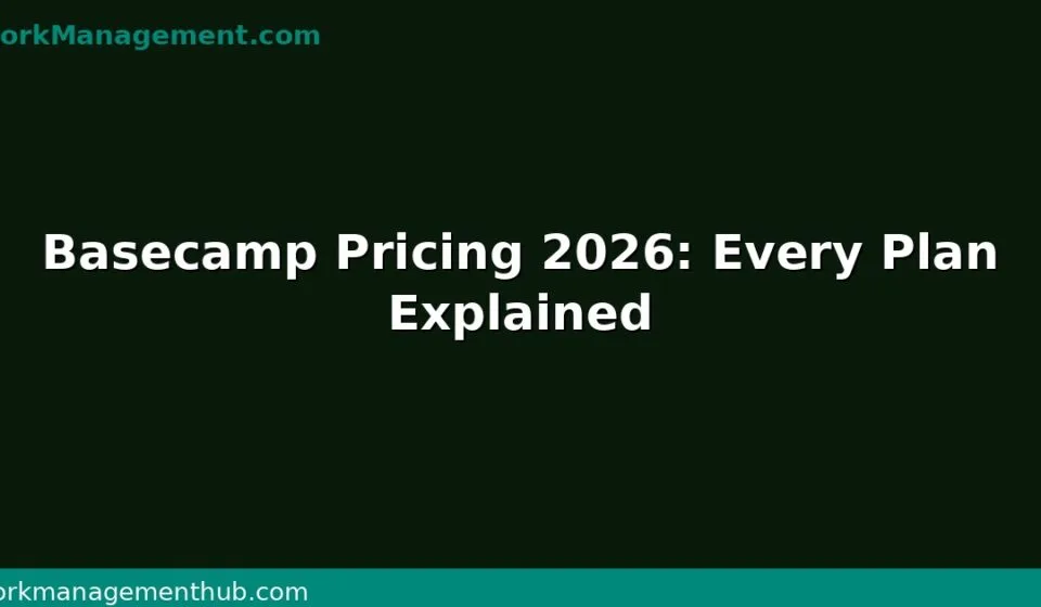 Basecamp Pricing 2026: Plans, Costs & Break-Even Math
