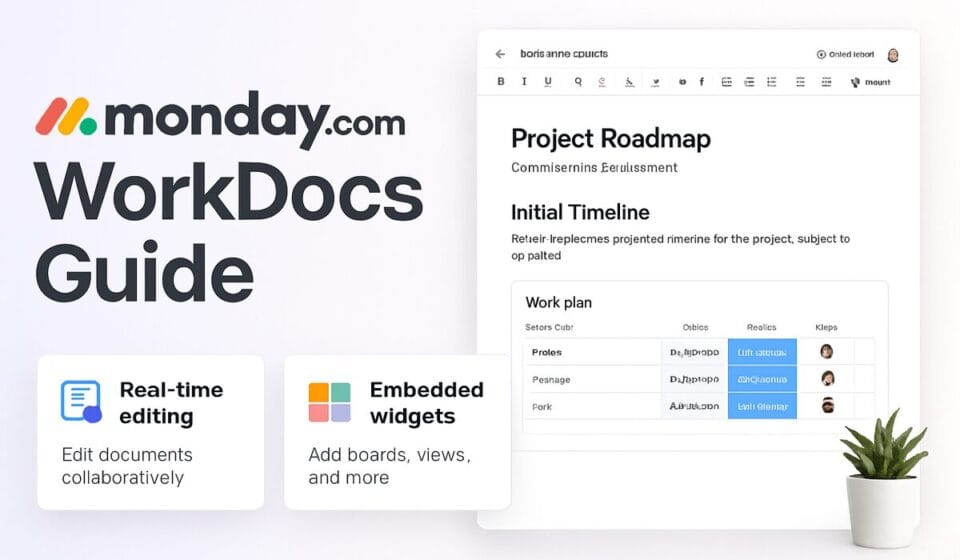 Monday.com WorkDocs 2026: Complete Guide to Collaborative Docs, AI Writing & Board Integration