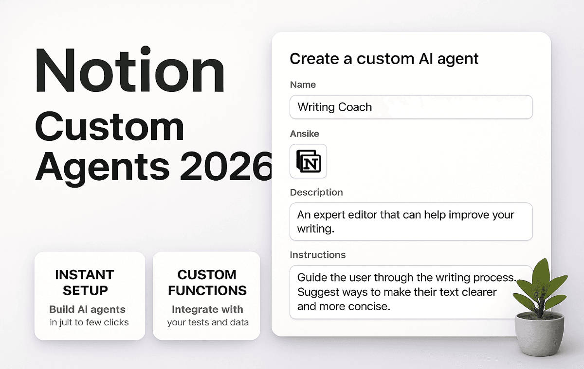 Notion Custom Agents 2026: Full Feature Deep Dive and What They Can ...