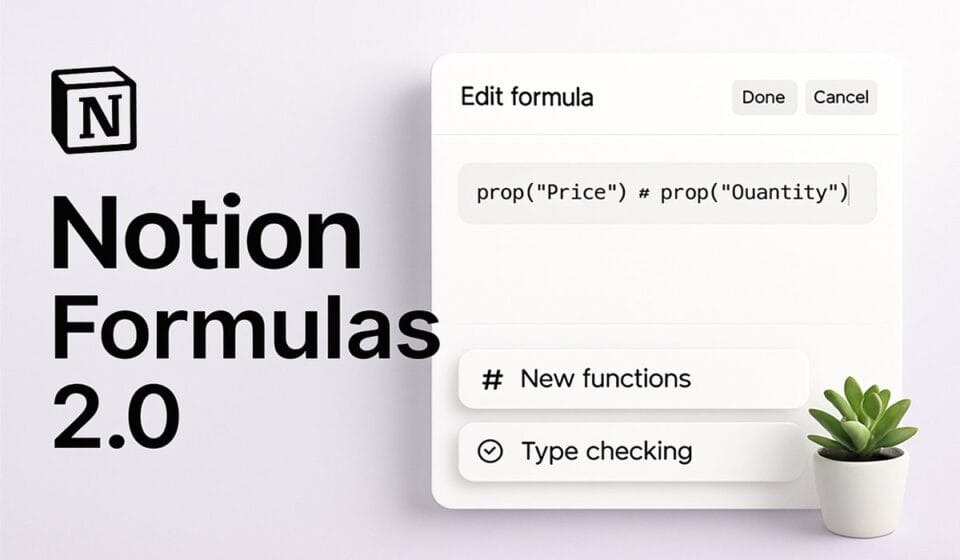 Notion Formulas 2.0: The Complete Guide to Functions and Syntax (2026)