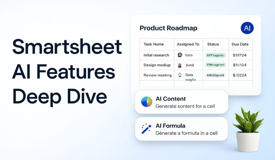Smartsheet AI Features Deep Dive 2026: Smart Assist, Smart Flows, Smart Agents & Smart Hub