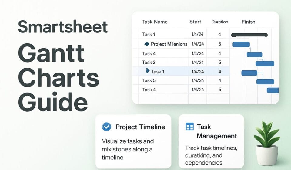 How to Use Smartsheet Gantt Charts in 2026: Build Timelines, Dependencies & Track Milestones