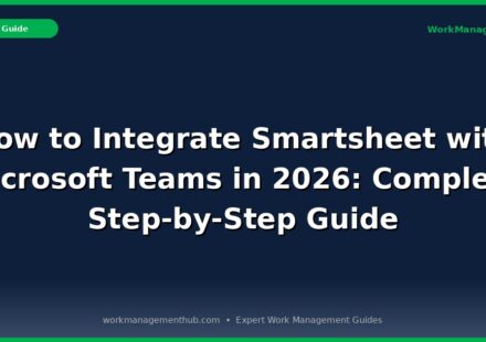 Smartsheet Microsoft Teams Integration 2026 - Complete Guide
