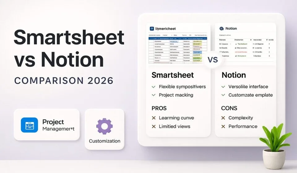 Smartsheet vs Notion 2026: Which Is Better for Your Team?