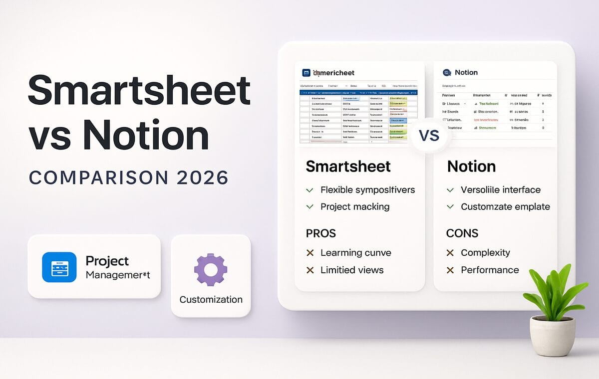 Smartsheet vs Notion 2026: Which Is Better for Your Team?