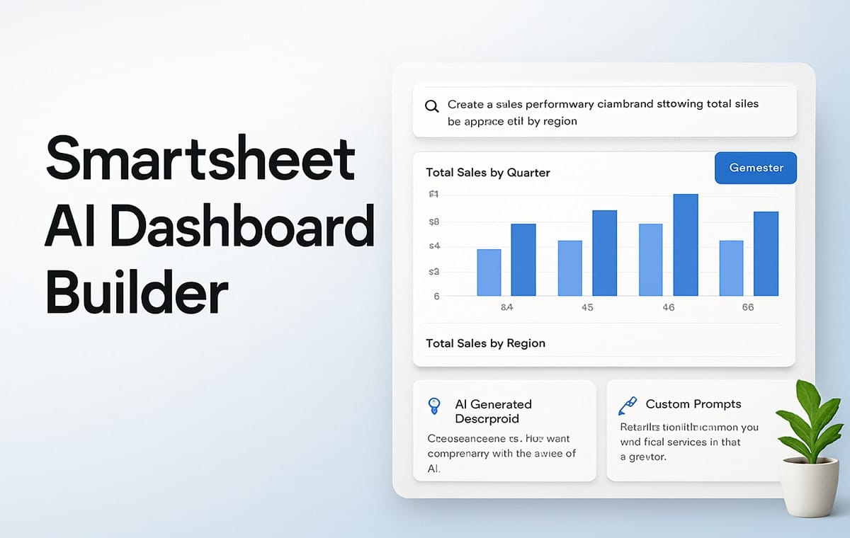 How to Use the Smartsheet AI Dashboard Builder in 2026: Complete Step-by-Step Guide