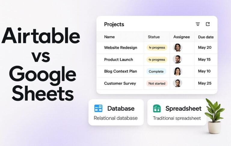 Airtable vs Google Sheets: When Is a Database Worth It?