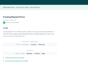 How to Set Up Wrike Request Forms in 2026: Conditional Logic, Blueprints and Public Links